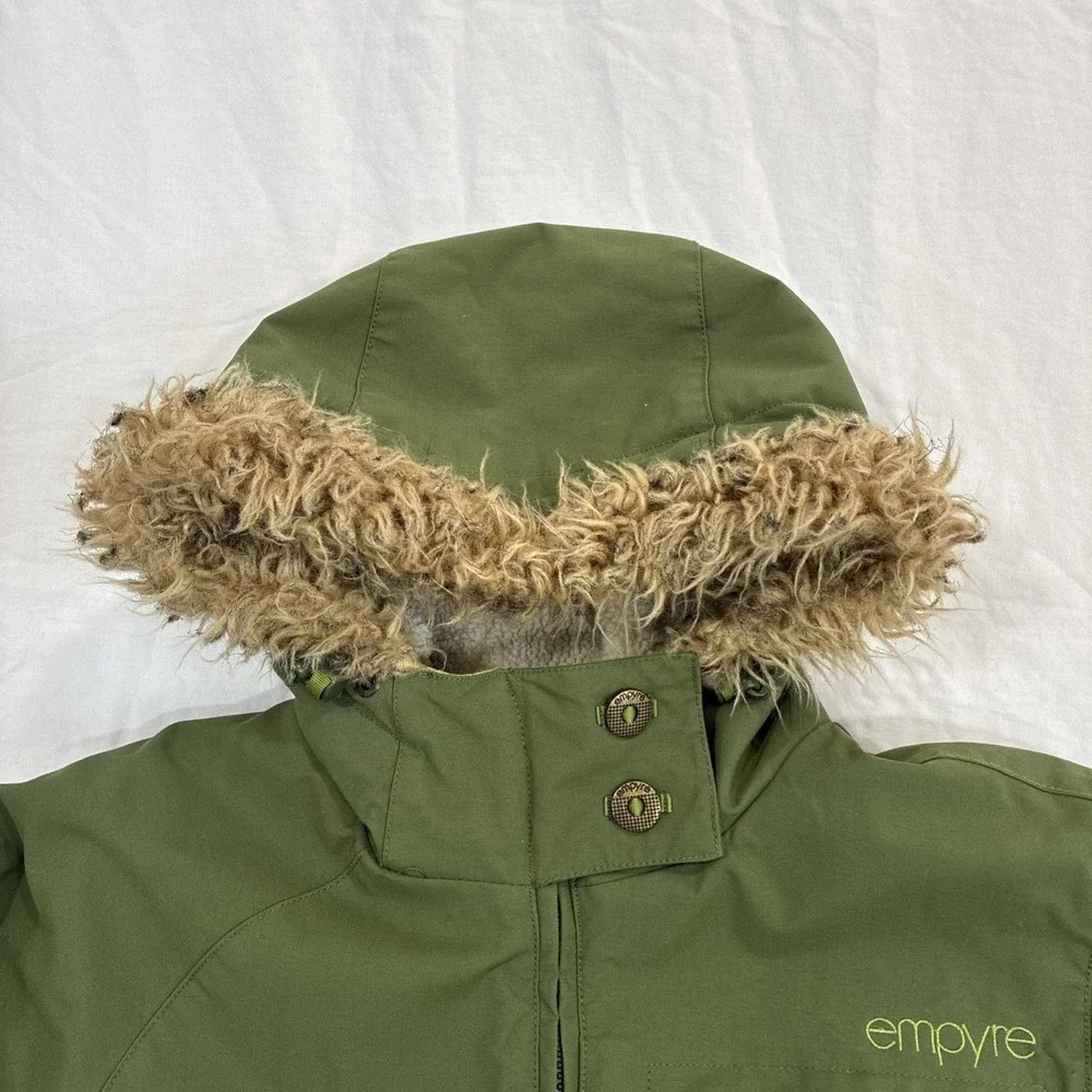 Snowboard Ski Jacket Women's Small Sherpa Lined 10000mm Waterproof Winter Empyre